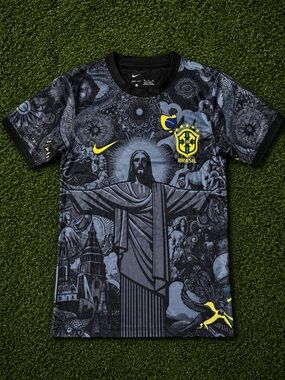Brazil Culture Graphic Tee - Rio Landmarks & Christ the Redeemer